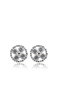 Heliophilia Silver Pendientes de Plata de Ley 925 con Circón Multicolor